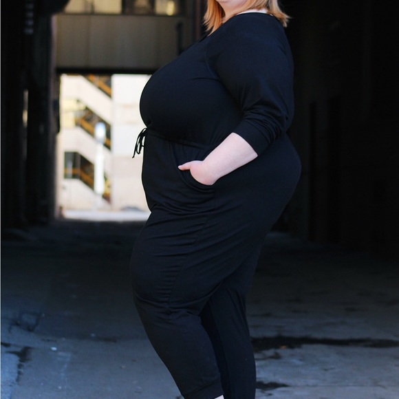 Women's Black Jumpsuit - Picture 4 of 7